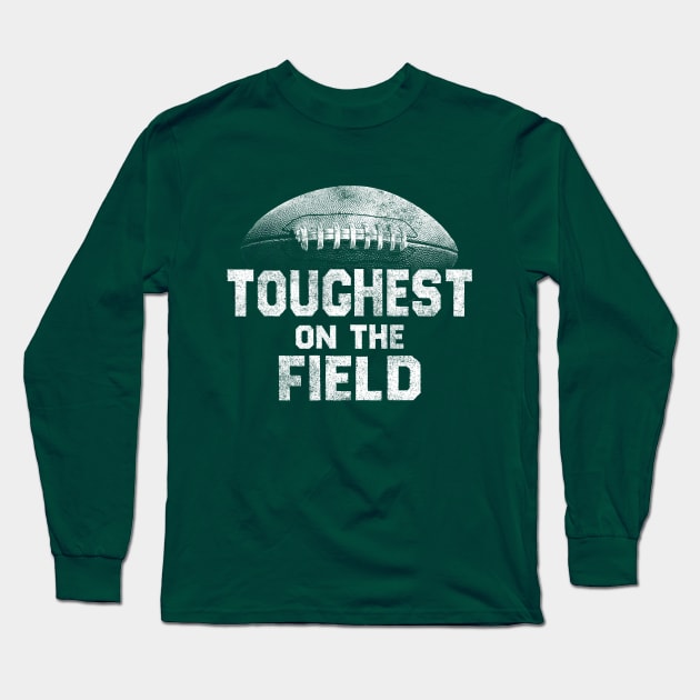 Toughest on the field - Football Long Sleeve T-Shirt by Cattle and Crow